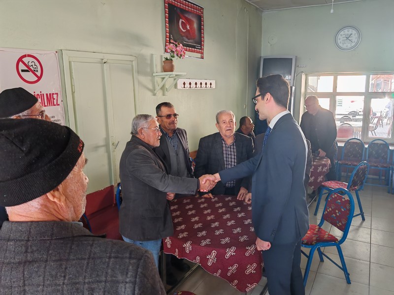 Kaymakamımız Enes Talha Ulusoy'dan Esnaf ve Vatandaşlarımıza Veda Ziyareti